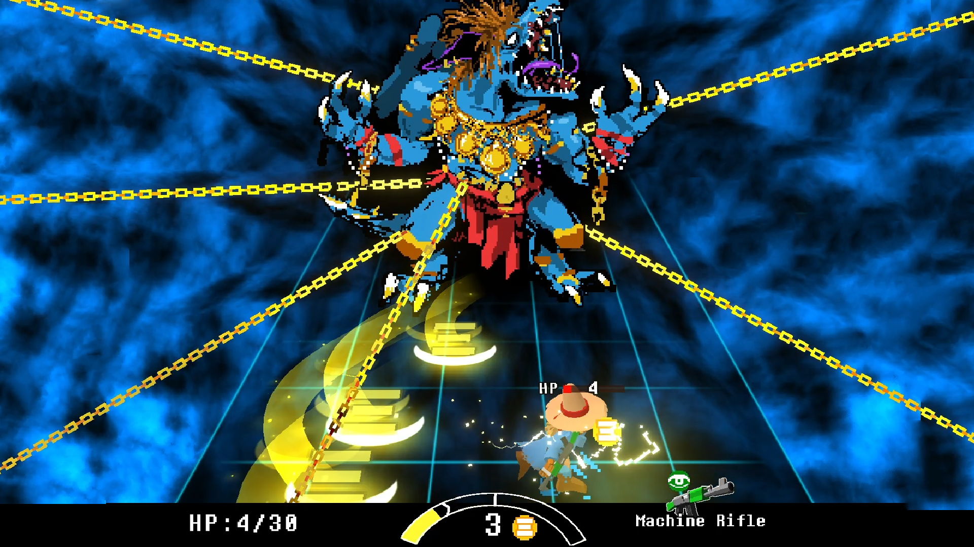 Everhood Hunters Behemoth boss screenshot